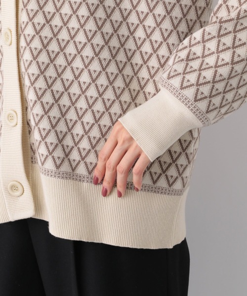 GLOBAL WORK（グローバルワーク）の「メルティーアソート柄カーディガン/957965（カーディガン/ボレロ・レディース・ブラック/ブラウン/ベージュ/その他・FREE）」の17枚目の写真