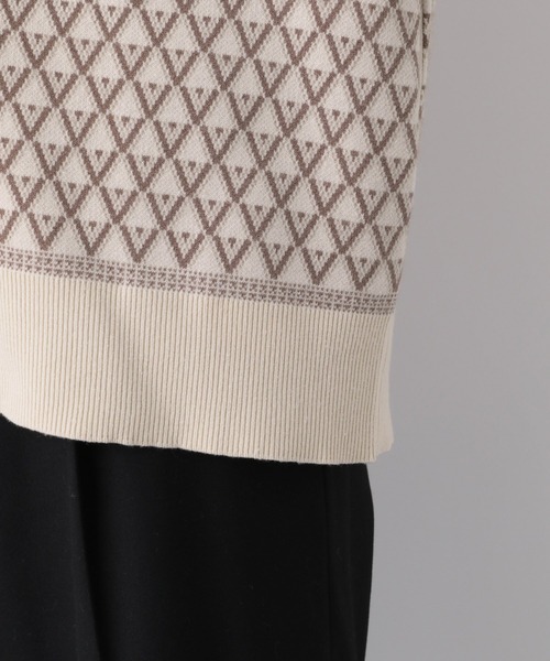 GLOBAL WORK（グローバルワーク）の「メルティーアソート柄カーディガン/957965（カーディガン/ボレロ・レディース・ブラック/ブラウン/ベージュ/その他・FREE）」の6枚目の写真