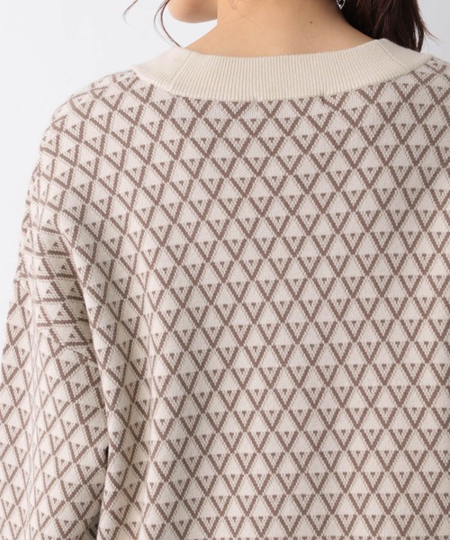 GLOBAL WORK（グローバルワーク）の「メルティーアソート柄カーディガン/957965（カーディガン/ボレロ・レディース・ブラック/ブラウン/ベージュ/その他・FREE）」の8枚目の写真