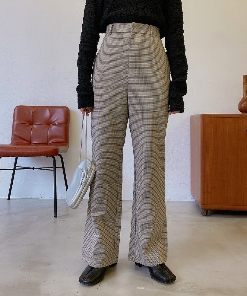 VANNIE U（ヴァニーユー）の「チドリチェックパンツ（その他パンツ・レディース・ブラウン/イエロー/グリーン・FREE）」の8枚目の写真