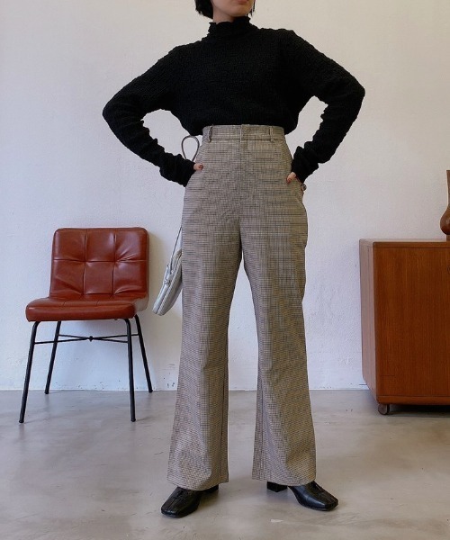 VANNIE U（ヴァニーユー）の「チドリチェックパンツ（その他パンツ・レディース・ブラウン/イエロー/グリーン・FREE）」の13枚目の写真