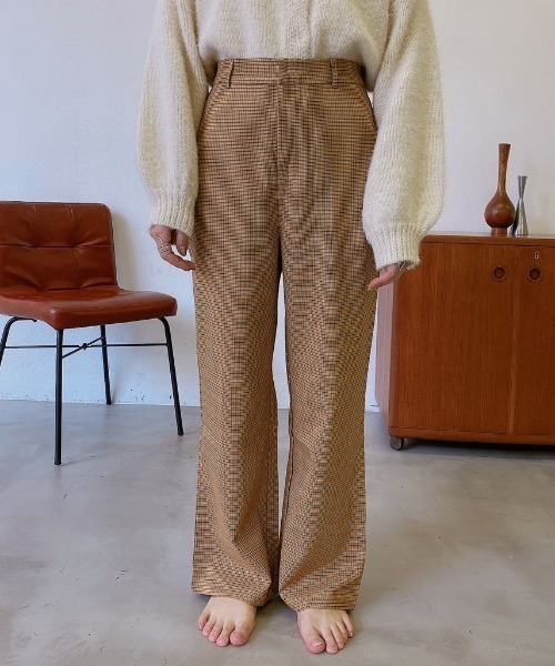 VANNIE U（ヴァニーユー）の「チドリチェックパンツ（その他パンツ・レディース・ブラウン/イエロー/グリーン・FREE）」の12枚目の写真