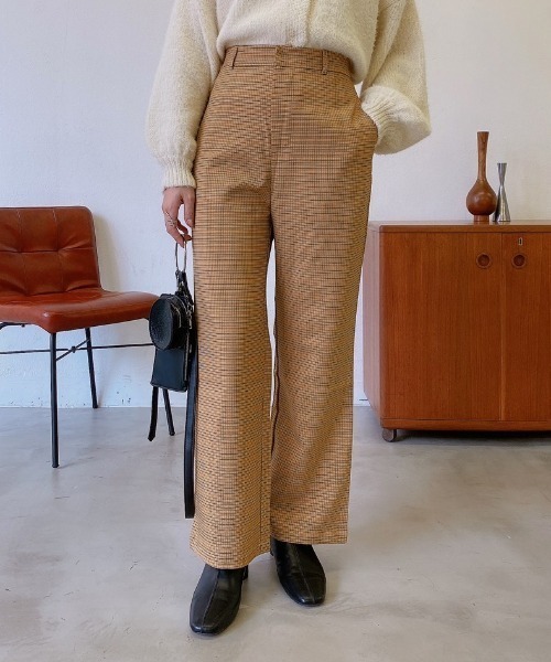 VANNIE U（ヴァニーユー）の「チドリチェックパンツ（その他パンツ・レディース・ブラウン/イエロー/グリーン・FREE）」の15枚目の写真