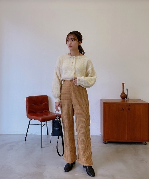 VANNIE U（ヴァニーユー）の「チドリチェックパンツ（その他パンツ・レディース・ブラウン/イエロー/グリーン・FREE）」の16枚目の写真