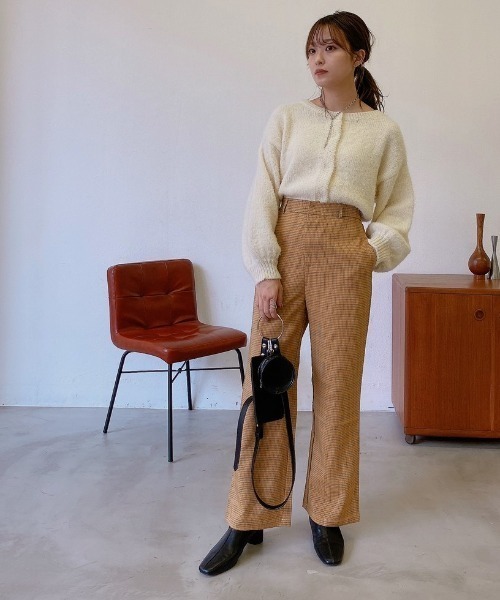 VANNIE U（ヴァニーユー）の「チドリチェックパンツ（その他パンツ・レディース・ブラウン/イエロー/グリーン・FREE）」の20枚目の写真