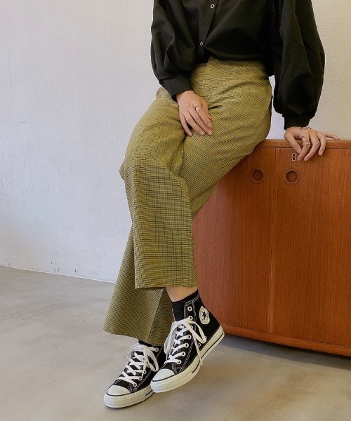 VANNIE U（ヴァニーユー）の「チドリチェックパンツ（その他パンツ・レディース・ブラウン/イエロー/グリーン・FREE）」の10枚目の写真