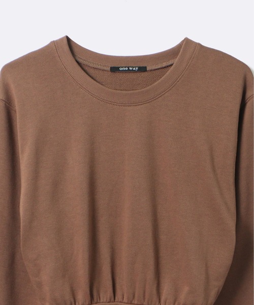 one way（ワンウェイ）の「【oneway Jeans】裏毛BACKオープンワンピース（ワンピース・レディース・ライトブルー/ベージュ/ブラック/ライトブラウン・FREE）」の10枚目の写真