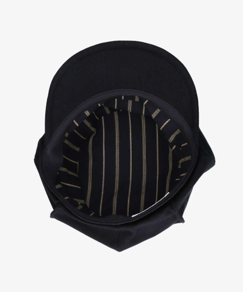 arth（アース）の「arth Melton Tuck Casquette（キャスケット・メンズ・ブラック/ネイビー/ブラウン・58cm/60cm）」の9枚目の写真