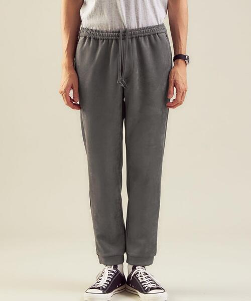 green label relaxing（グリーンレーベルリラクシング）の「＜Livelihood（ライブリフッド）＞スエードライク イージーパンツ -ウォッシャブル-（スウェットパンツ・メンズ・ナチュラル/ネイビー/グレー・M/XS/L/XL/S/XXL）」の4枚目の写真