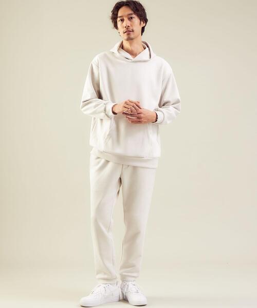 green label relaxing（グリーンレーベルリラクシング）の「＜Livelihood（ライブリフッド）＞スエードライク イージーパンツ -ウォッシャブル-（スウェットパンツ・メンズ・ナチュラル/ネイビー/グレー・M/XS/L/XL/S/XXL）」の9枚目の写真