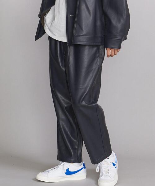 BEAUTY&YOUTH UNITED ARROWS（ビューティーアンドユースユナイテッドアローズ）の「BY FAUX/LAMB イージー オッド パンツ（その他パンツ・メンズ・ブラック/ネイビー・S/M/L/XL）」の9枚目の写真