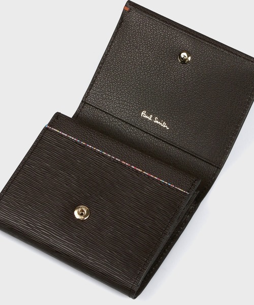 Paul Smithポールスミス コインケース 財布 パネルディテール ブラック セール】パネルディテール コインケース / 883817 P400（コイン