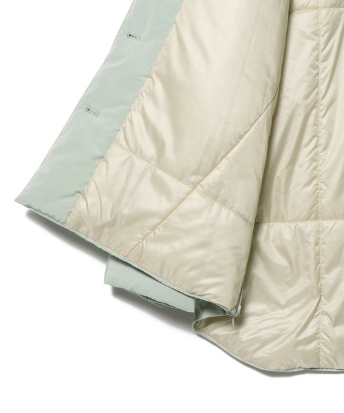 ESTNATION（エストネーション）の「ESTNATION / 中綿ショートブルゾン（ダウンジャケット/コート・レディース・アイボリー/クリアグリーン・38/36）」の10枚目の写真