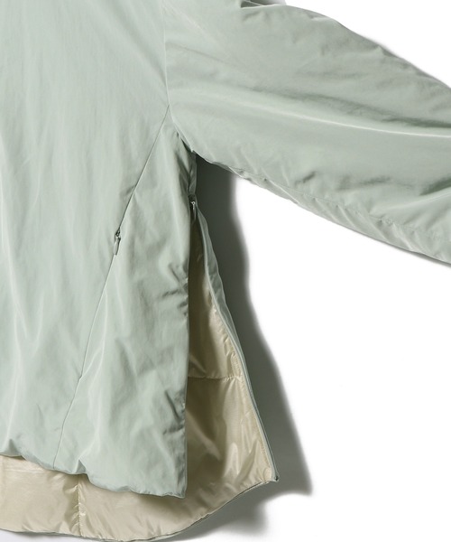 ESTNATION（エストネーション）の「ESTNATION / 中綿ショートブルゾン（ダウンジャケット/コート・レディース・アイボリー/クリアグリーン・38/36）」の4枚目の写真