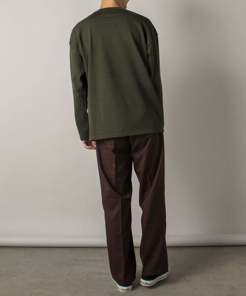 GLOSTER(グロスター)の「【GLOSTER/グロスター】ウォッシャブル プルオーバー クルーネックニット(ニット/セーター・メンズ・イエロー/グリーン/グレー・MEDIUM/LARGE)」の6枚目の写真