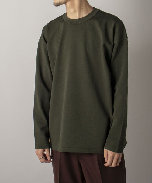 GLOSTER(グロスター)の「【GLOSTER/グロスター】ウォッシャブル プルオーバー クルーネックニット(ニット/セーター・メンズ・イエロー/グリーン/グレー・MEDIUM/LARGE)」の7枚目の写真