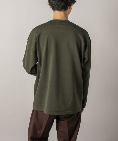 GLOSTER(グロスター)の「【GLOSTER/グロスター】ウォッシャブル プルオーバー クルーネックニット(ニット/セーター・メンズ・イエロー/グリーン/グレー・MEDIUM/LARGE)」の9枚目の写真