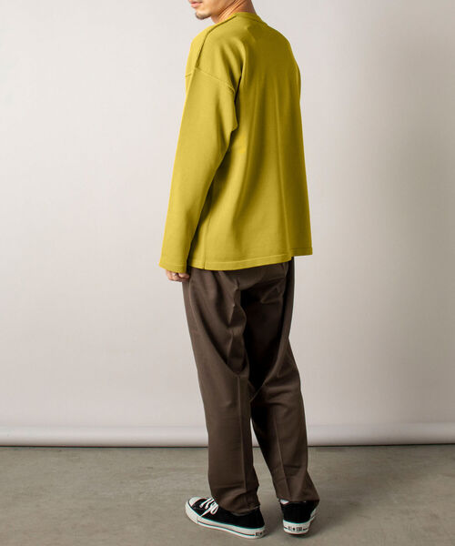 GLOSTER(グロスター)の「【GLOSTER/グロスター】ウォッシャブル プルオーバー クルーネックニット(ニット/セーター・メンズ・イエロー/グリーン/グレー・MEDIUM/LARGE)」の12枚目の写真