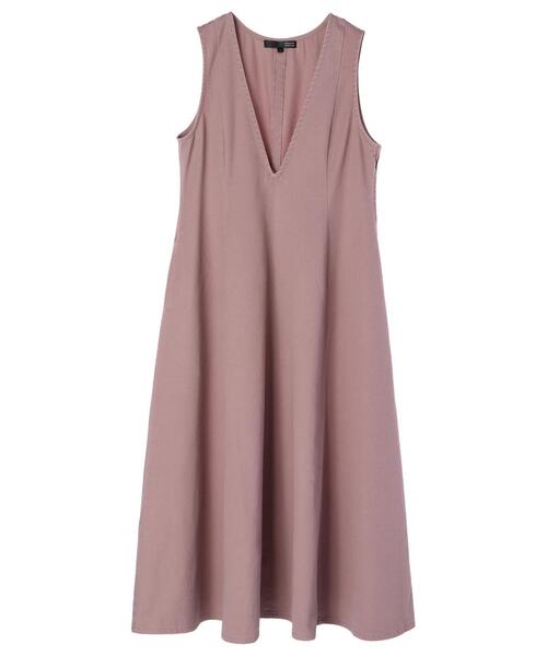 Sugar spoon(シュガースプーン)の「・SUGAR SPOON Vネックフレアジャンスカ*(ジャンパースカート・レディース・ブラック/グレー/カーキ・FREE)」の15枚目の写真