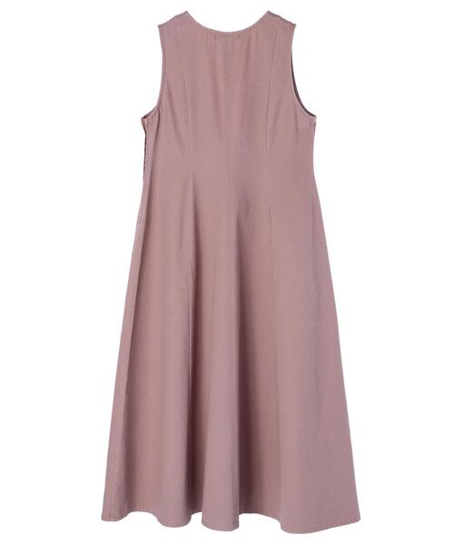 Sugar spoon(シュガースプーン)の「・SUGAR SPOON Vネックフレアジャンスカ*(ジャンパースカート・レディース・ブラック/グレー/カーキ・FREE)」の13枚目の写真