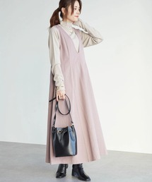 Sugar spoon | ・SUGAR SPOON Vネックフレアジャンスカ＊(ジャンパースカート)