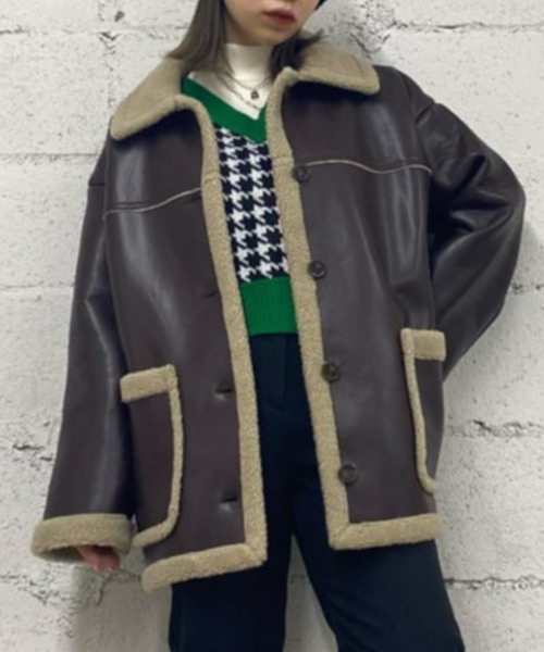 ボディドレDX ムートンコート 定価25万円超 ターコイズ ピーコックグリーン ボディドレDX ムートンコート 定価25万円超 ターコイズ ピーコック