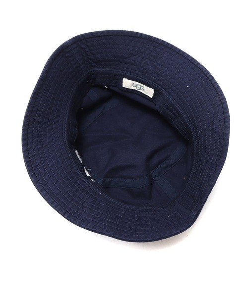 UGG（アグ）の「UGG@mos US 刺繍ロゴ バケットハット / アグ ユーエス シシュウロゴ バケットハット（ハット・レディース・ホワイト/ベージュ/ネイビー・L/M）」の7枚目の写真