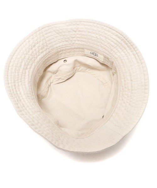 UGG（アグ）の「UGG@mos US 刺繍ロゴ バケットハット / アグ ユーエス シシュウロゴ バケットハット（ハット・レディース・ホワイト/ベージュ/ネイビー・L/M）」の13枚目の写真