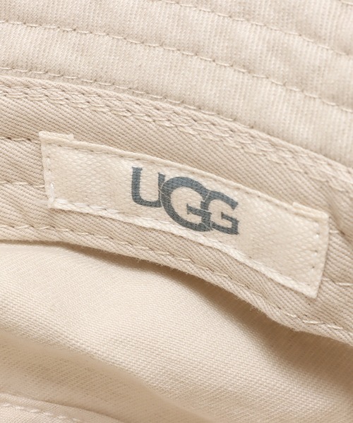 UGG（アグ）の「UGG@mos US 刺繍ロゴ バケットハット / アグ ユーエス シシュウロゴ バケットハット（ハット・レディース・ホワイト/ベージュ/ネイビー・L/M）」の15枚目の写真