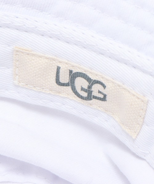 UGG（アグ）の「UGG@mos US 刺繍ロゴ バケットハット / アグ ユーエス シシュウロゴ バケットハット（ハット・レディース・ホワイト/ベージュ/ネイビー・L/M）」の21枚目の写真