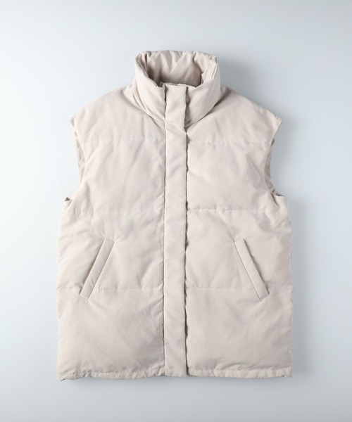 HONEYSUCKLE ROSE（ハニーサックルローズ）の「【HONEYSUCKLE ROSE】ビッグシルエット中綿ベスト（ベスト・レディース・ベージュ/ブラック/オフホワイト・M/L）」の22枚目の写真