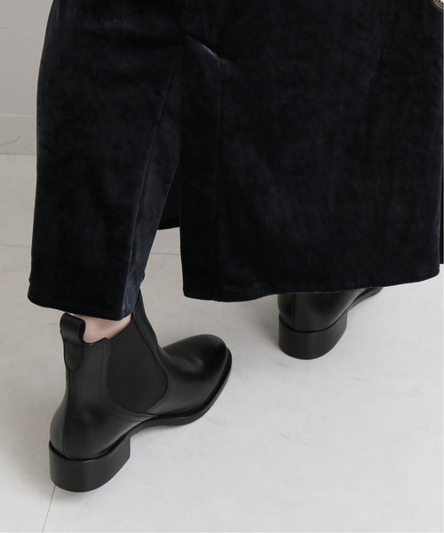 IENA（イエナ）の「【CORSO ROMA /コルソローマ】 サイドゴアショートブーツ◆（ブーツ・レディース・ブラック・39/37/36/38）」の2枚目の写真
