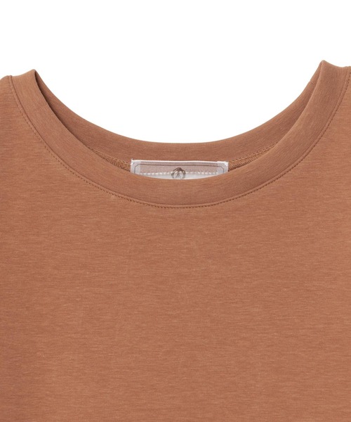 LAYMEE（レイミー）の「Miran lace CS / ミランレースカットソー（Tシャツ/カットソー・レディース・キャメル/ラベンダー/ネイビー・FREE）」の9枚目の写真