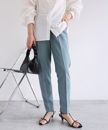 ストレッチハイウエストテーパードパンツ