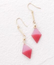 BRUNO（ブルーノ）の「コンビカラースクエアストーンピアス（ピアス（両耳用））」