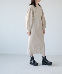 yuw | ハイショクステッチワンピース　259713(ワンピース)