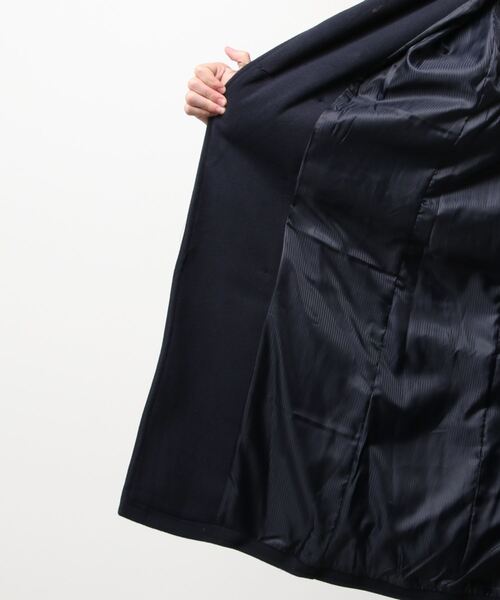 ARCADE(アーケード)の「テックメルトンダブルチェスターコート(チェスターコート・メンズ・その他/ダークネイビー/キャメル/キナリ/ブラック・L/XL/M)」の13枚目の写真