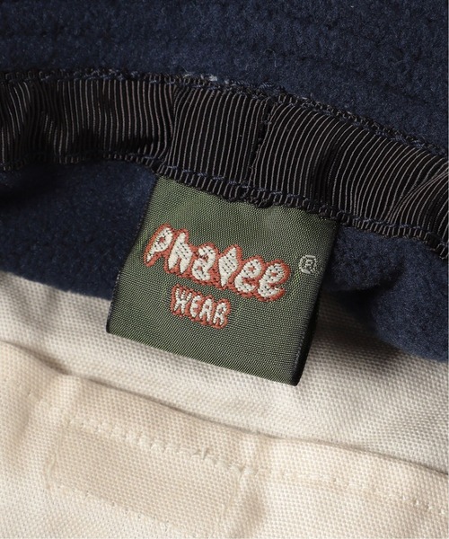PHATEE(ファッティー)の「【Phatee / ファッティー】 別注 リサイクルフリースハット(ハット・メンズ・ネイビー/カーキ・FREE)」の7枚目の写真