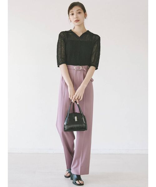 MURUA（ムルーア）の「センターステッチサンダル（サンダル・レディース・ブラック/ベージュ・35/36/37）」の7枚目の写真