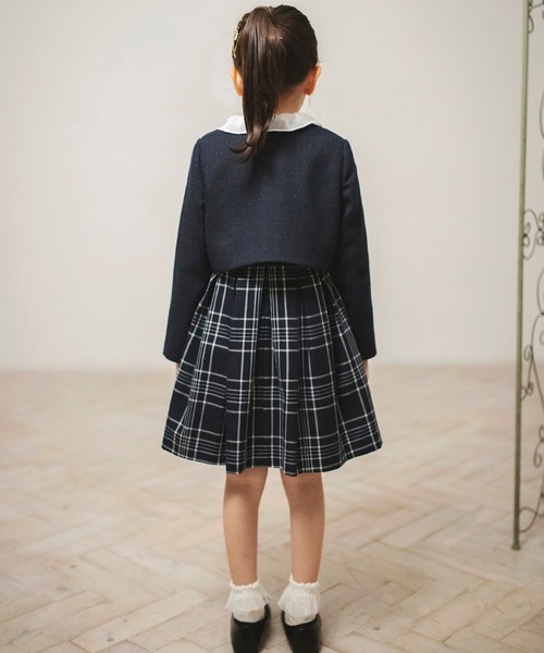 BRANSHES(ブランシェス)の「【キメ服】チェック柄ジャンパースカート(ジャンパースカート・キッズ・ネイビー・110cm/120cm/130cm)」の17枚目の写真