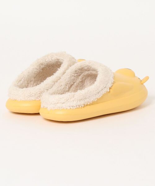 aimoha(アイモハ)の「【aimoha-KIDS-】【定番】激かわいい立体的なクマ 防水ボアルームシューズ(ルームシューズ/スリッパ・キッズ・ベージュ/グレー/ピンク/イエロー・22cm/17cm/18cm/19cm/20cm/21cm/19㎝)」の5枚目の写真