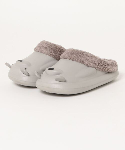 aimoha(アイモハ)の「【aimoha-KIDS-】【定番】激かわいい立体的なクマ 防水ボアルームシューズ(ルームシューズ/スリッパ・キッズ・ベージュ/グレー/ピンク/イエロー・22cm/17cm/18cm/19cm/20cm/21cm/19㎝)」の22枚目の写真