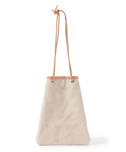 TOMORROWLAND (トゥモローランド)の「【別注】AMIACALVA×TOMORROWLAND コットンリネンキャンバスミニバッグ(エコバッグ/サブバッグ・メンズ・ホワイト系その他・FREE)」の1枚目の写真