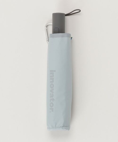innovator(イノベーター)の「innovator 晴雨兼用自動開閉傘 55cm(折りたたみ傘・レディース・グリーン/オレンジ/ブルー系その他/ブルー/ブラック/B/C/A・55)」の22枚目の写真