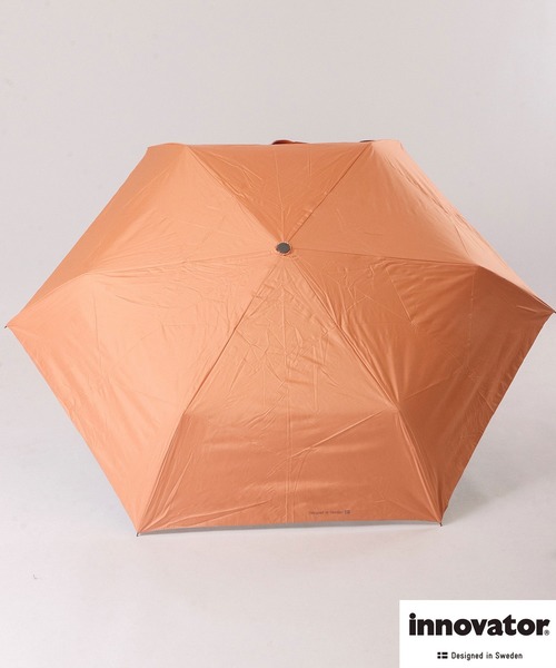 innovator(イノベーター)の「innovator 晴雨兼用自動開閉傘 55cm(折りたたみ傘・レディース・グリーン/オレンジ/ブルー系その他/ブルー/ブラック/B/C/A・55)」の6枚目の写真