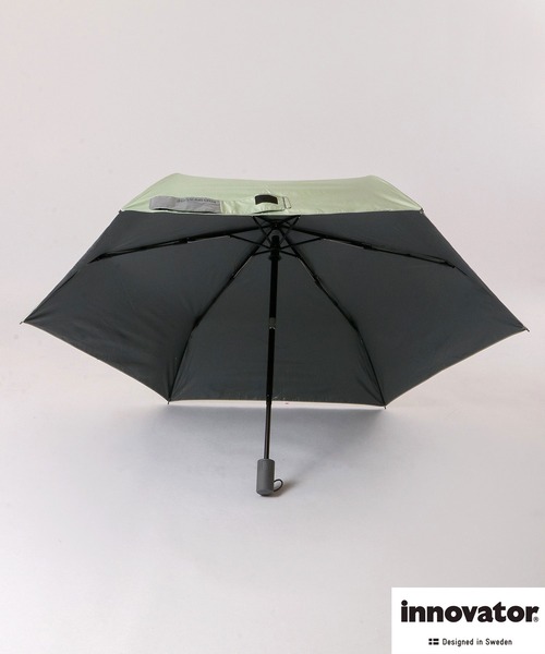 innovator(イノベーター)の「innovator 晴雨兼用自動開閉傘 55cm(折りたたみ傘・レディース・グリーン/オレンジ/ブルー系その他/ブルー/ブラック/B/C/A・55)」の15枚目の写真