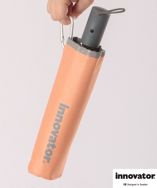 innovator(イノベーター)の「innovator 晴雨兼用自動開閉傘 55cm(折りたたみ傘・レディース・グリーン/オレンジ/ブルー系その他/ブルー/ブラック/B/C/A・55)」の20枚目の写真