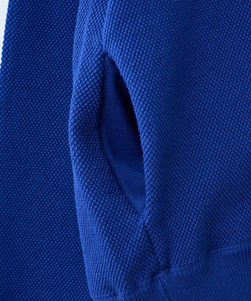 CIAOPANIC(チャオパニック)の「【ユニセックスアイテム】鹿の子編みコットンニットカーディガン(カーディガン/ボレロ・メンズ・オレンジ/ブルー/グリーン/ミント/ライトグレー・S/M/L)」の10枚目の写真