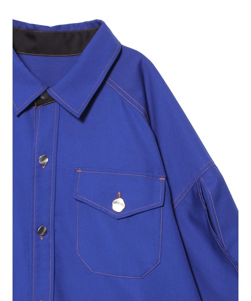 PAMEO POSE（パメオポーズ）の「Double Sleeve Shirts（シャツ/ブラウス・レディース・ブラック/ベージュ/オレンジ/ブルー・FREE）」の13枚目の写真