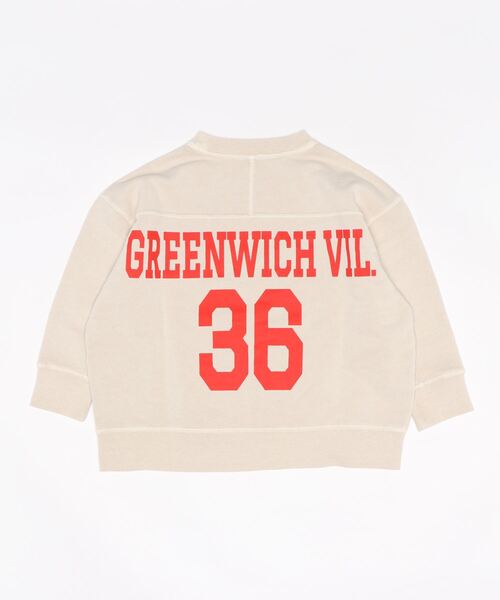 LOWRYS FARM（ローリーズファーム）の「ピグメントBIGプルオーバー　261896（スウェット・キッズ・イエロー/ブルー/アイボリー・110cm/120cm/130cm/140cm/150cm）」の6枚目の写真